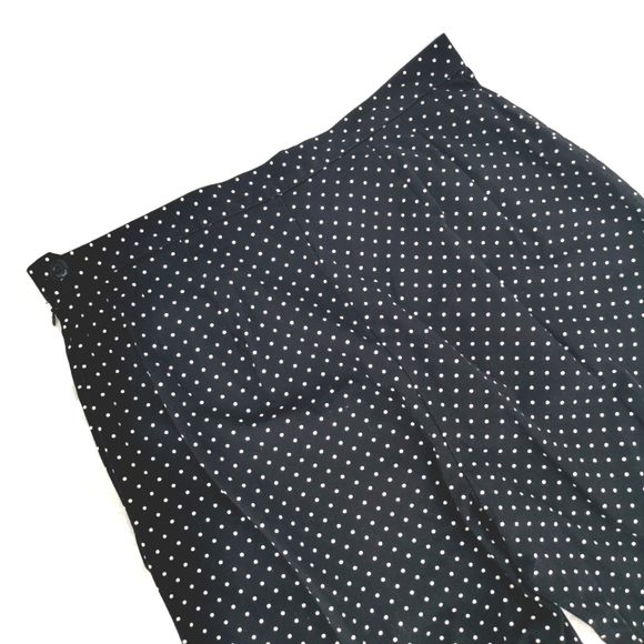 Bill Blass Women's 31" High Rise Polka Dot  Pants - Picture 7 of 10